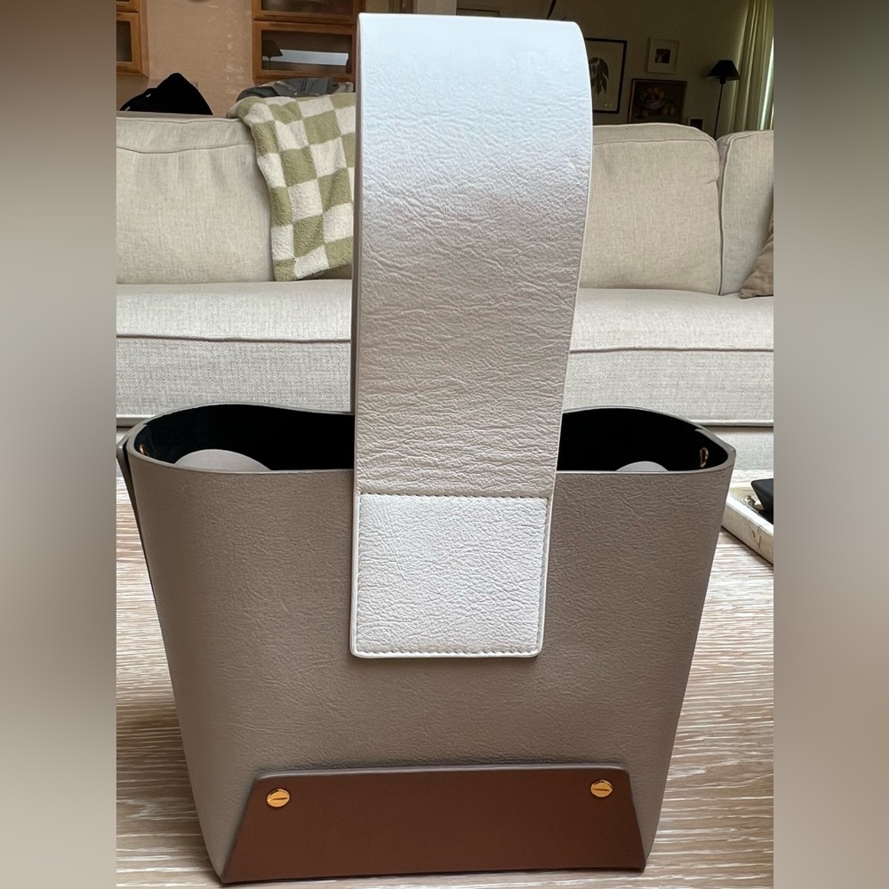 Never Worn Leather Yuzefi Bucket Bag